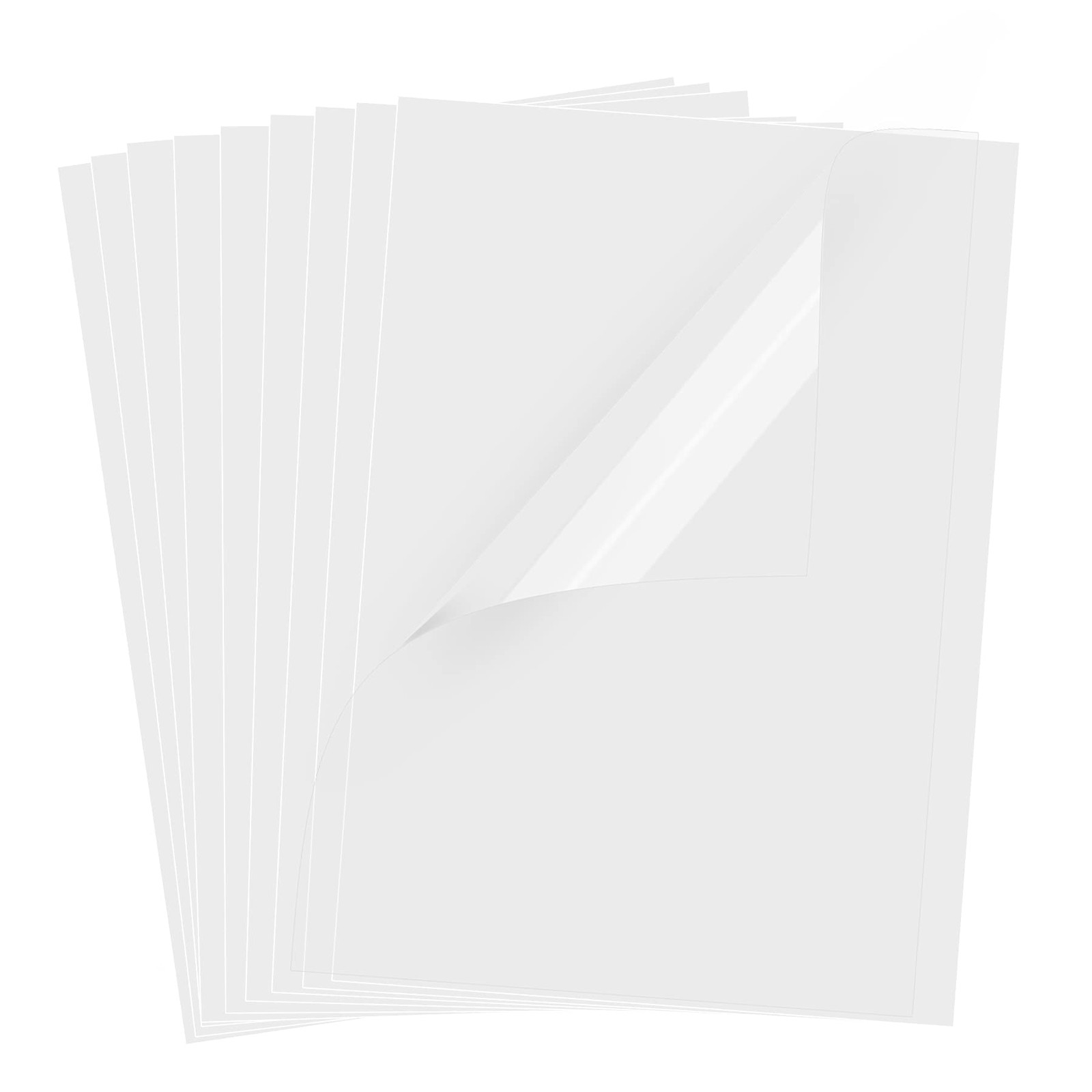 UOKHO 30 Sheets Transparency Film Paper, 8.5×11 11X8.5 inches, 100% Clear