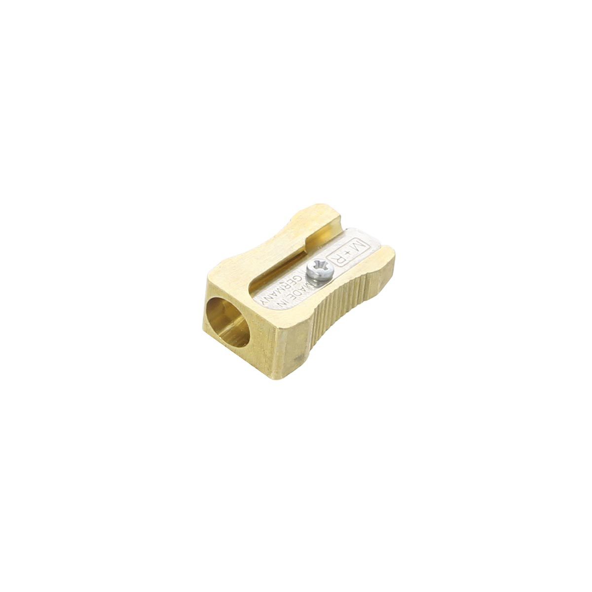 Mobius + Ruppert (M+R) Brass Pencil Sharpener Made in Germany 600- Single Wedge