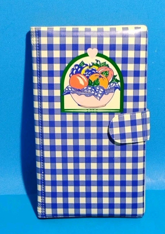 Retro Print Dry Erase Planner Notebook 8″ Soft Cover Vintage 90’s – Unused