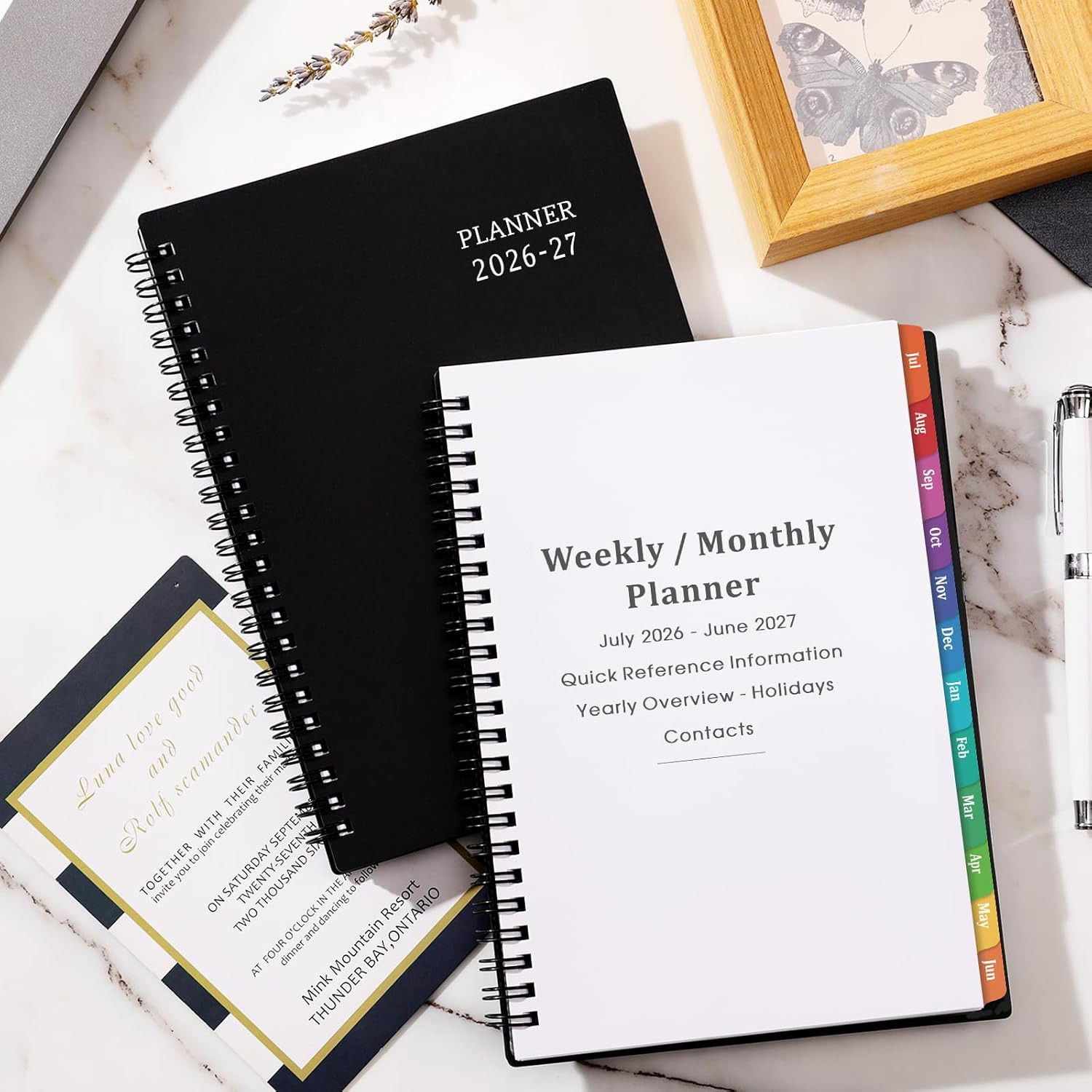 Planner 2026-2027 – July 2026 – June 2027, 2026-2027 Planner Weekly and Monthly,