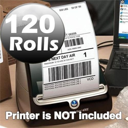 120 Rolls 4×6 Compatible DYMO 4XL Direct Thermal Shipping Label 1744907 220/Roll