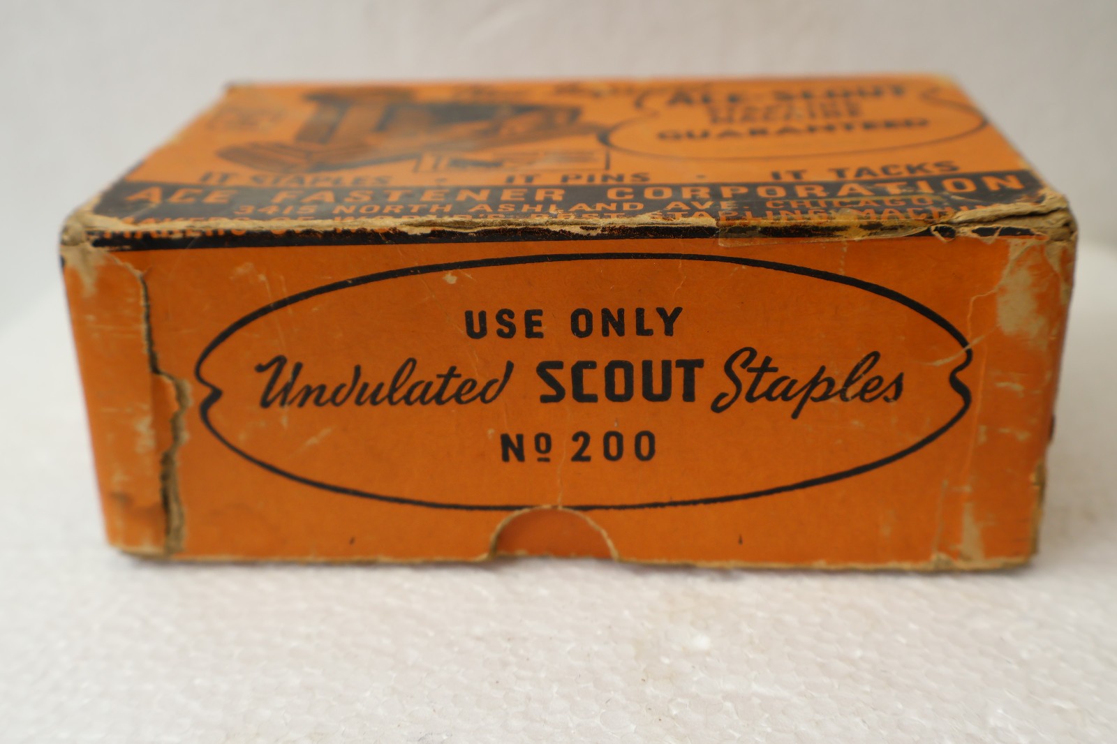 Vintage Ace Scout Model No. 202 With Original Box 3″ x 4.5″ Stapling Machine