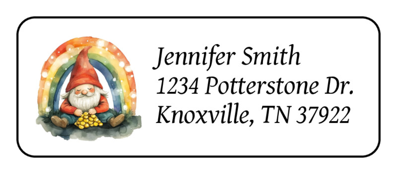 30 St. Patricks Day personalized return address labels stickers tags