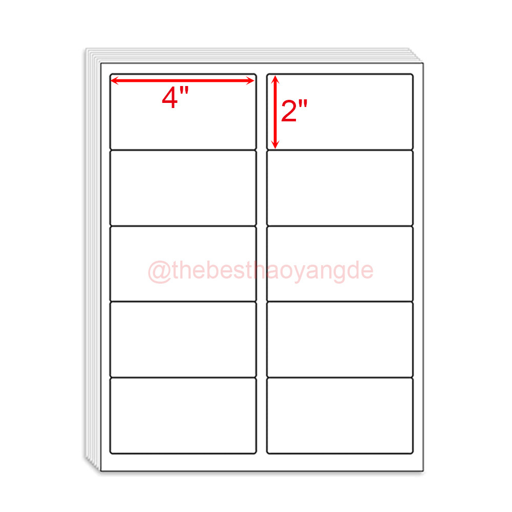 4″ x 2″ Self-Adhesive Laser / InkJet Printer Shipping Mailing Address Labels US
