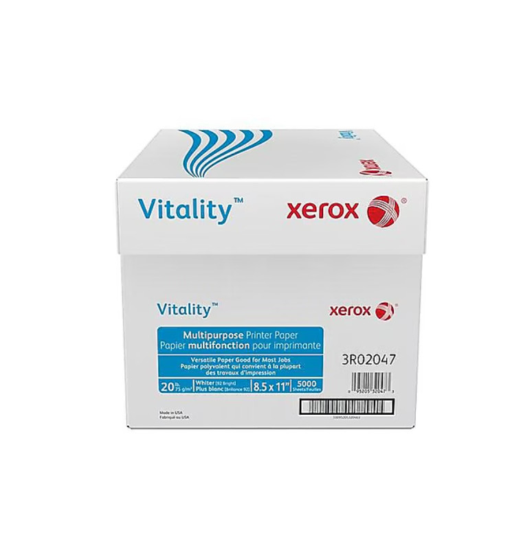 Xerox Vitality 8.5″ x 11″ Multipurpose Paper, 20 lbs., 92 Brightness, 500 Sheets
