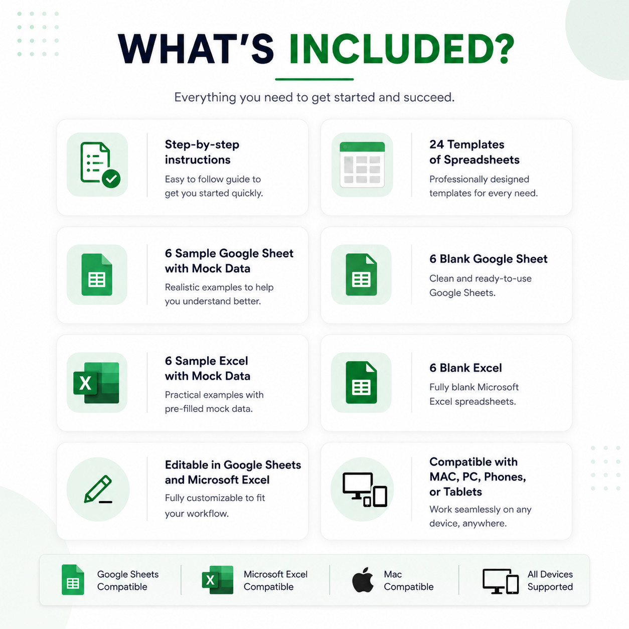 Trading Journal Bundle for Excel & Google Sheets | Stocks, Forex, Crypto, Future