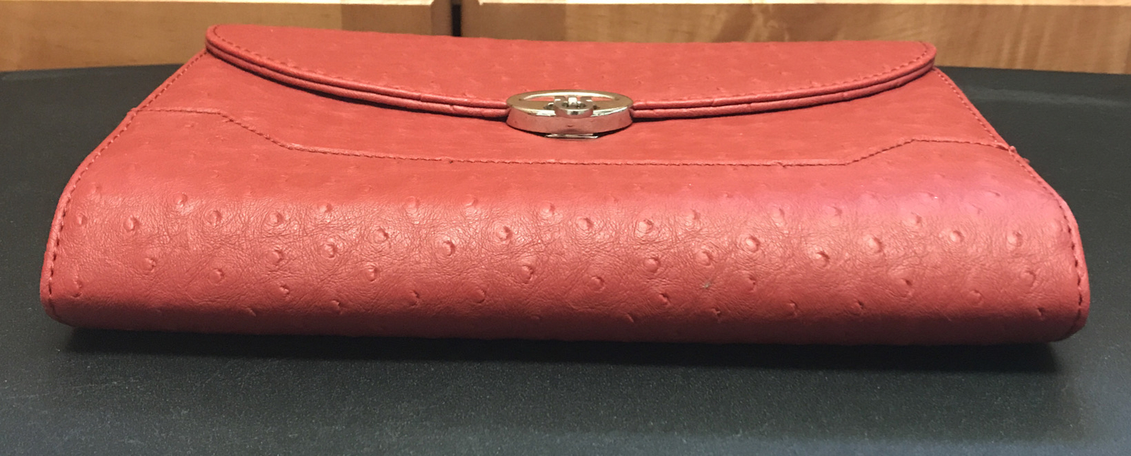 Better Office Products Pocket Expanding File Red Purse Bag 10.5”
