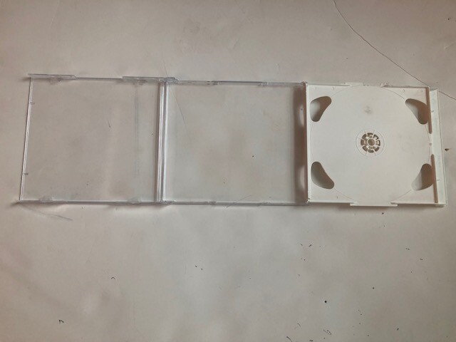 5 Top Quality 10.4mm Very Rare Brilliant Double 2 CD Jewel Cases w/White Tray