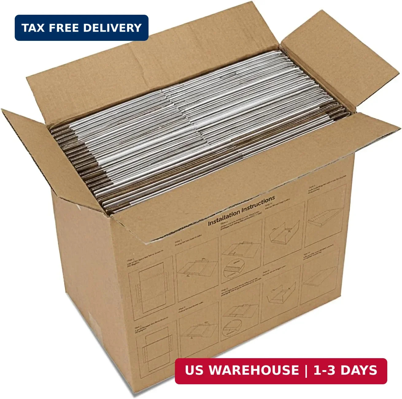 HORLIMER 25 Pack 12.8×12.8×1 Self-Sealing Shipping Boxes, Vinyl Record Mailer Ca