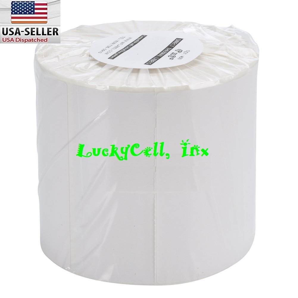 20 Rolls Direct Thermal Shipping Labels 500/roll 4×6 For Zebra ZP450 Eltron 2844