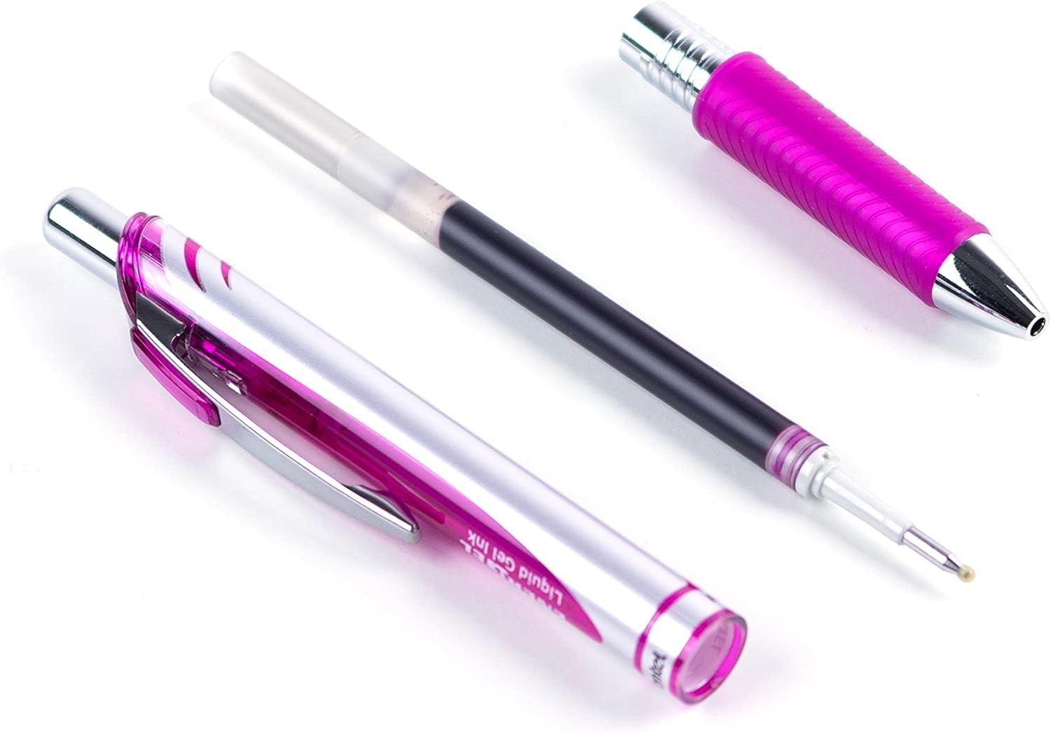 Pentel EnerGel RTX Retractable Gel Ink Pen 0.7mm Medium Magenta