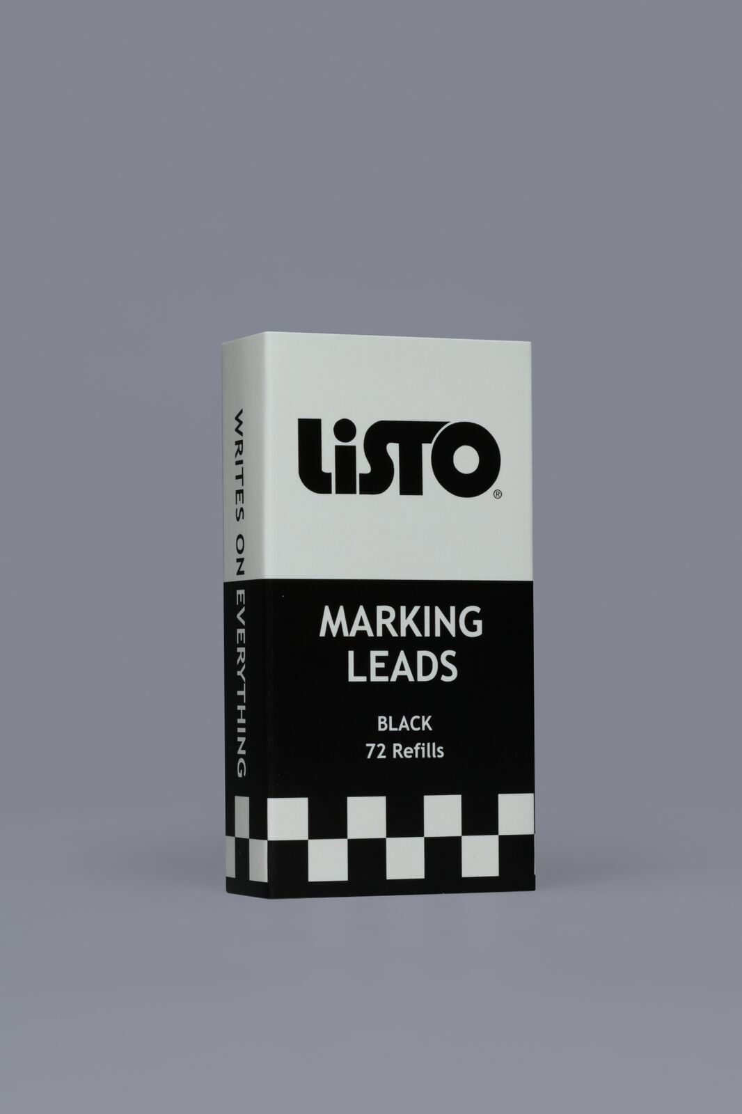 Brand New – 15 Boxes of Listo Black Refill Pencil Lead (72 Per Box), No. 162B