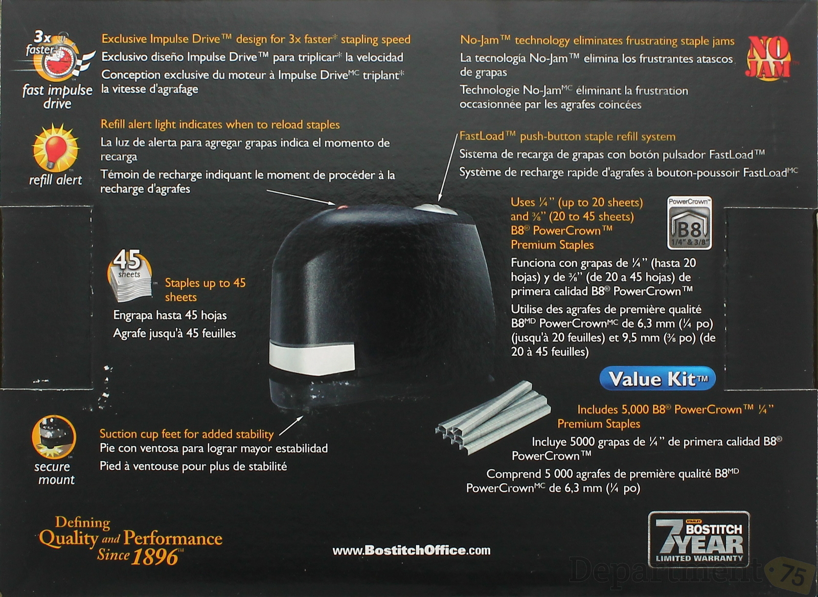 Stanley Bostitch Professional B8 Impulse 45 Electric Stapler