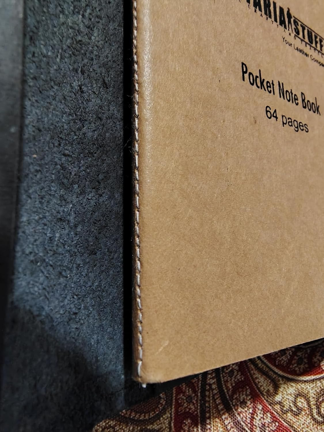 Leather Journal Cover for Field Notes, Notebook Cover for Moleskine Cahier, Vint
