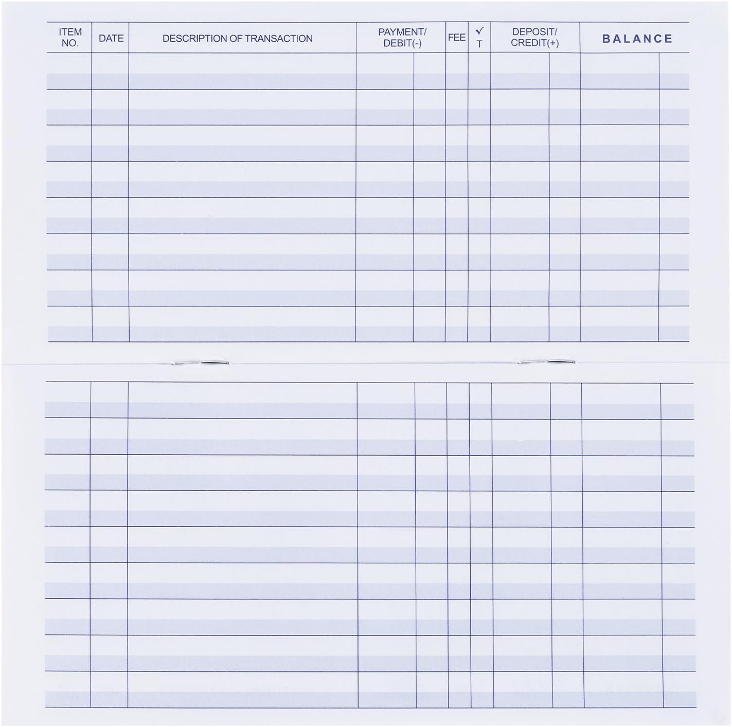 20 Pack Checkbook Register, Check Registers for Personal, Blank Ledger Transa…