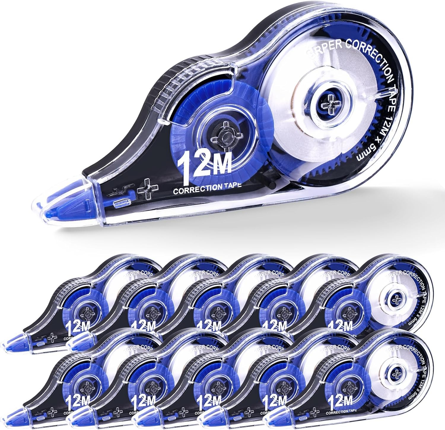 Correction Tape, 10 Pack Correction Tape Easy To Use Applicator for Instant