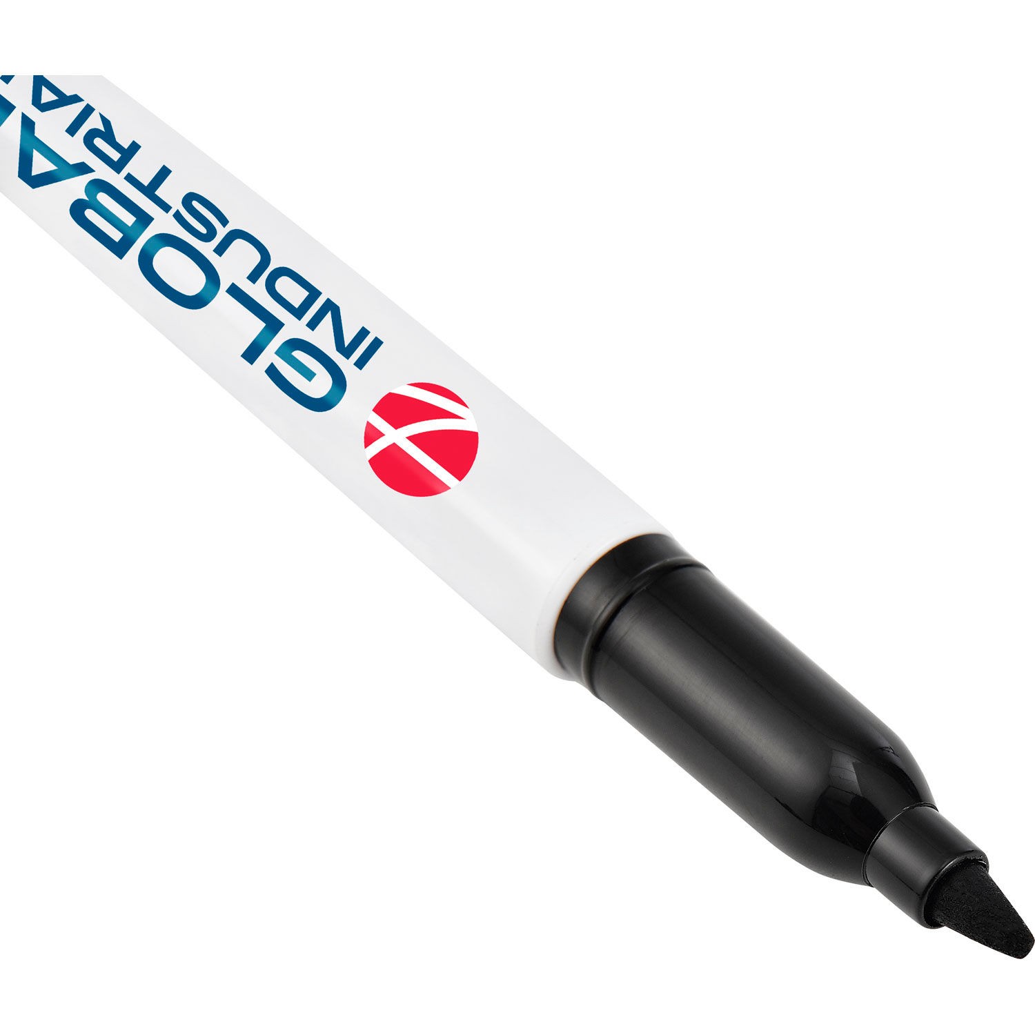 Global Industrial Dry Erase Markers Fine Tip Black 12 Pack