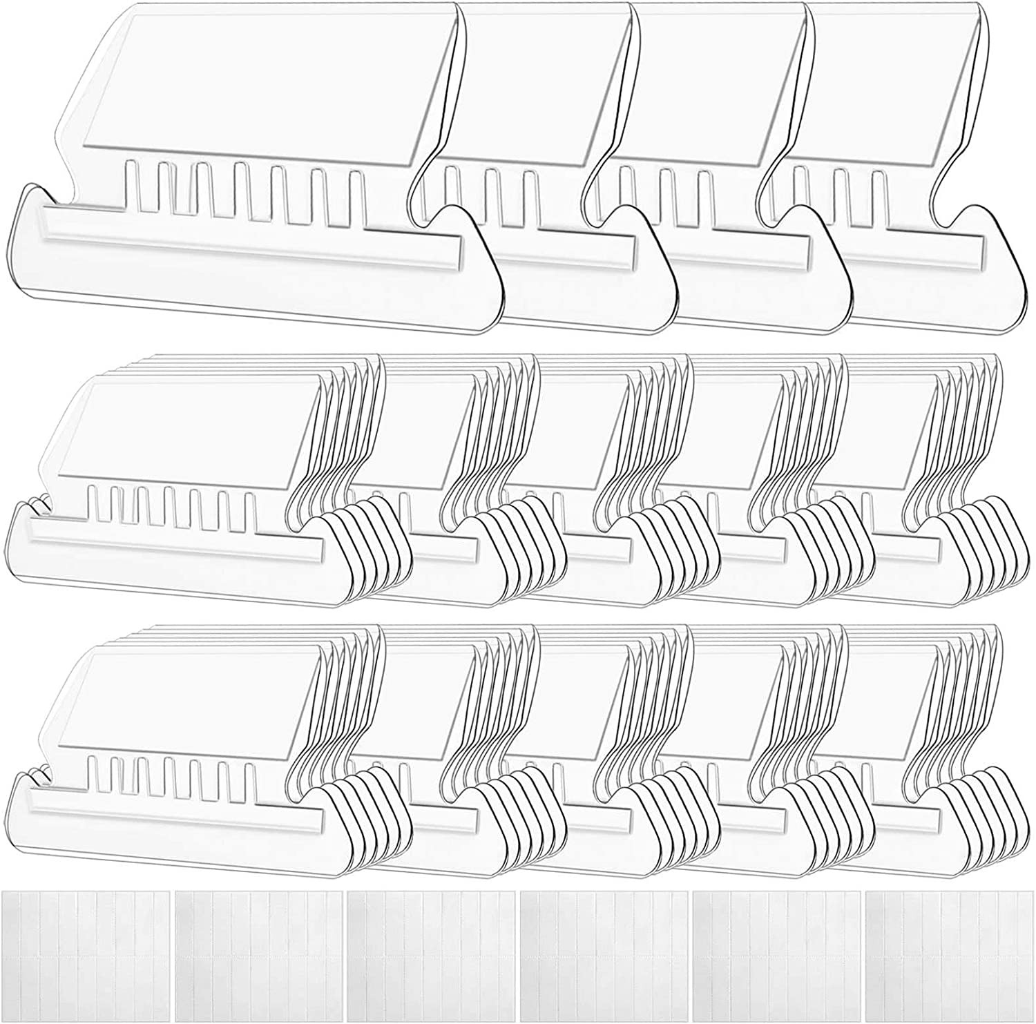 File Folder Tabs, 100 Sets Hanging File Folder Labels 2″ Tabs and Inserts for H