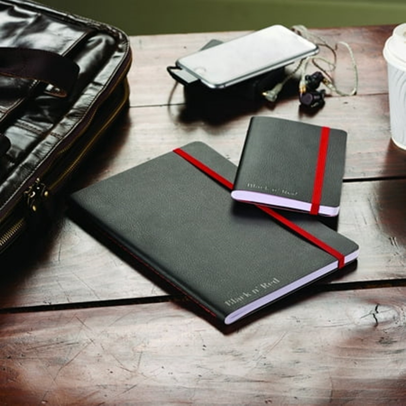 Black n Red Soft Cover Notebook Legal Rule Black Cover 5 3/4″ x 8 1/4″ 71 Pages