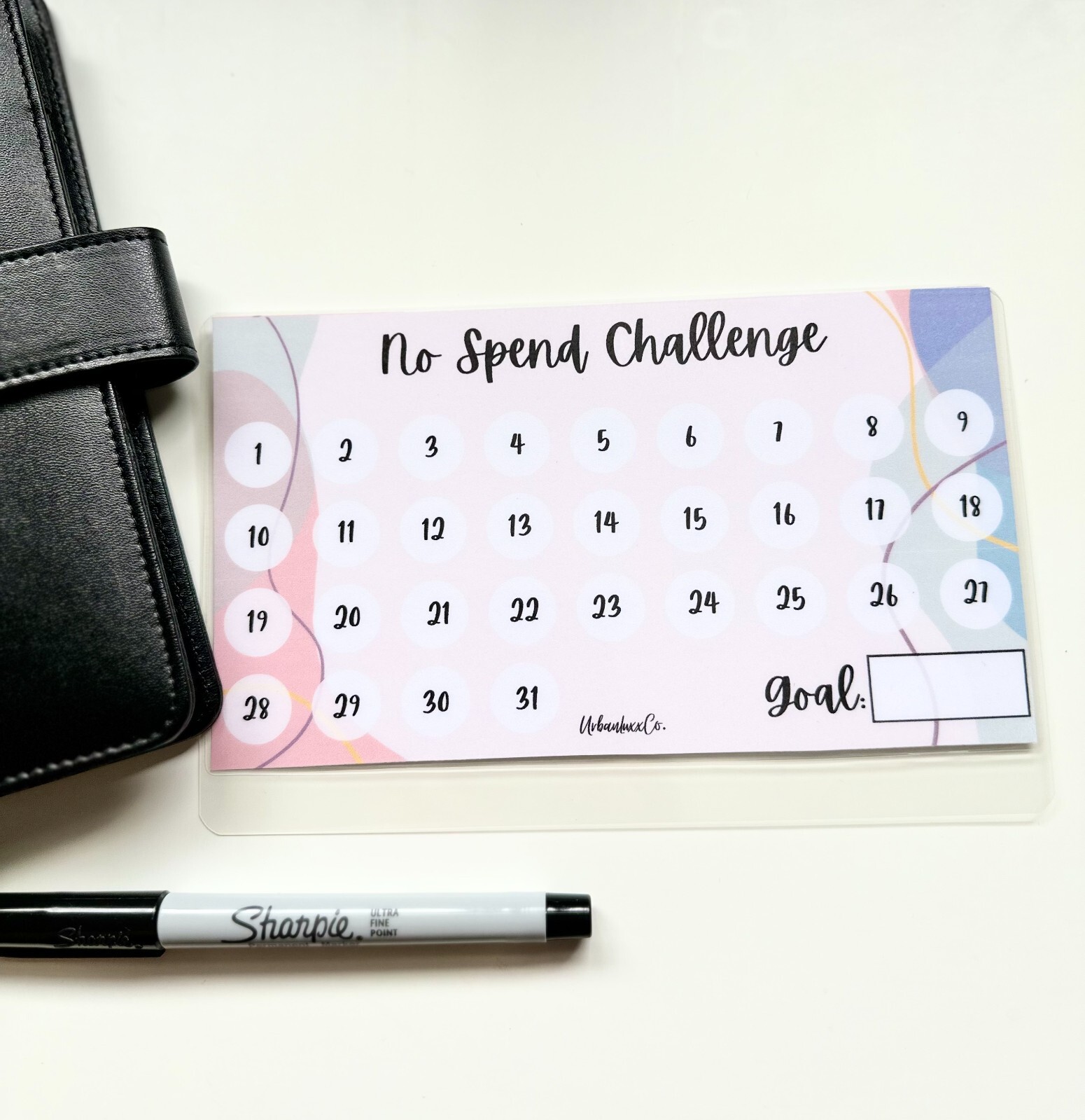 No Spend Savings Challenge Laminated Cash Envelope Budget Tracking You Pick