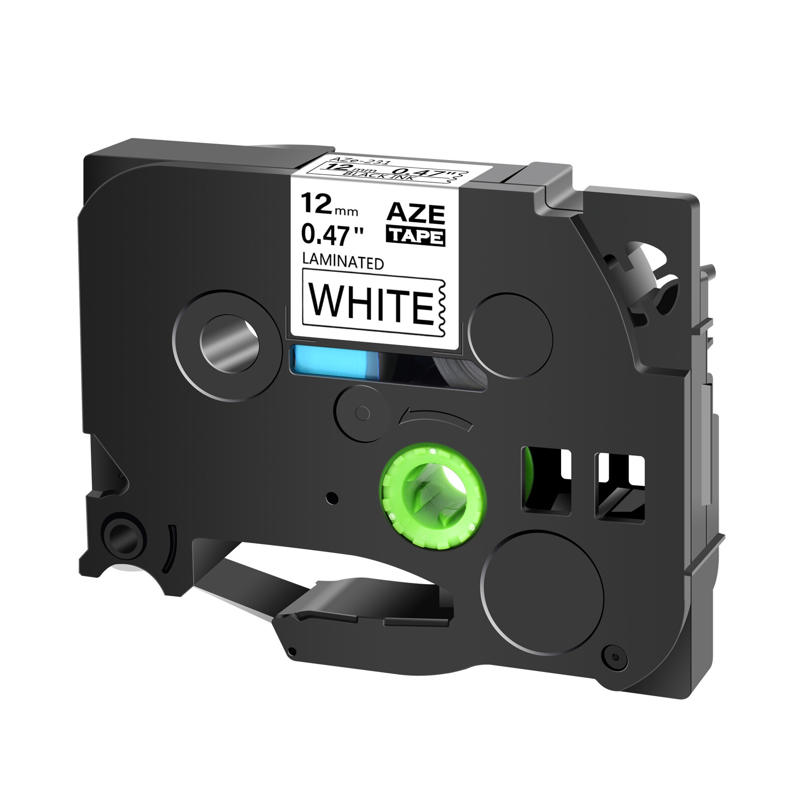 Compatible Label Maker Tape 0.47″12mm for Brother P-Touch TZ-231 TZe-231 PT-D210