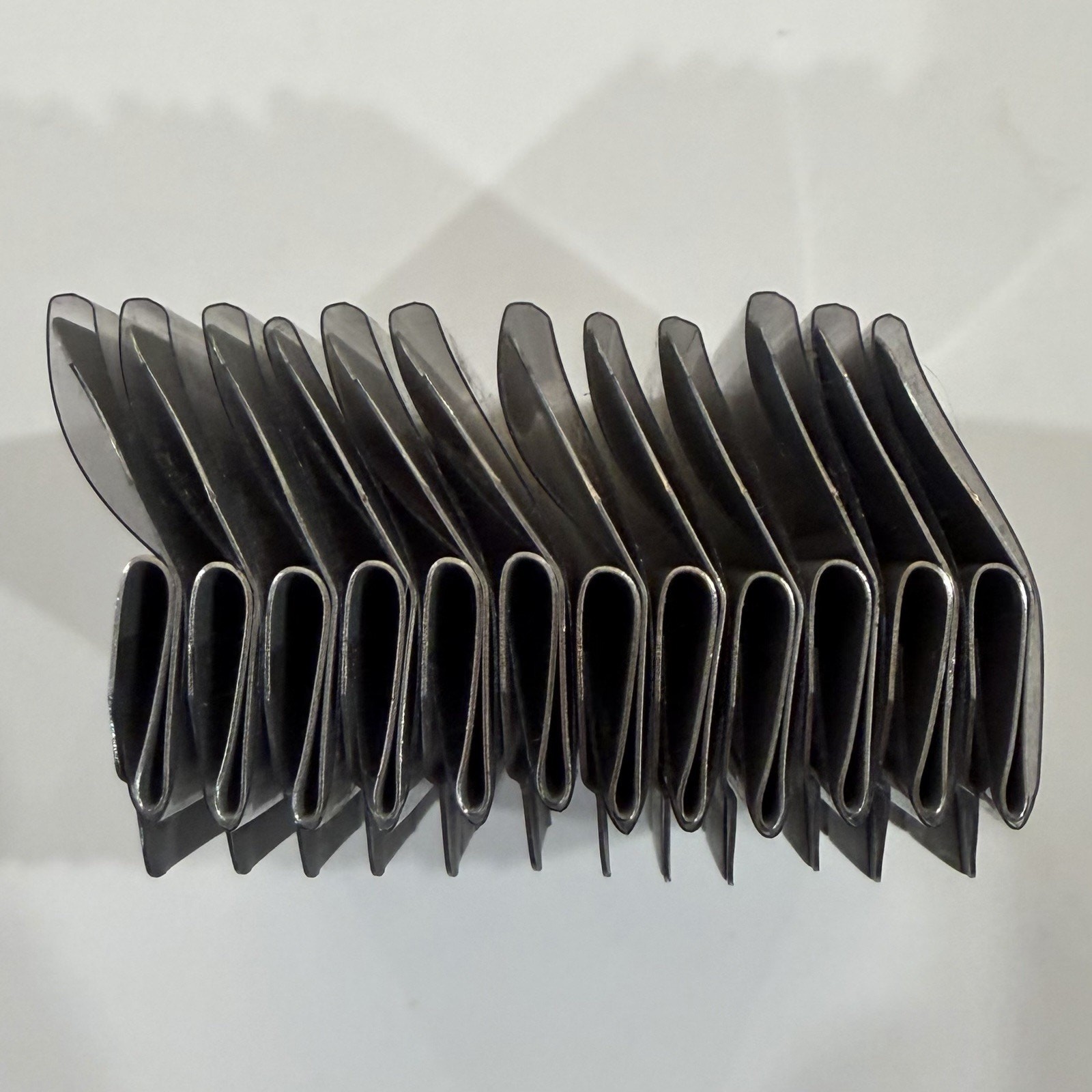VINTAGE-Smead 5HT 1/5 Cut Metal Folder Label Tabs-Made USA-SET OF 12 in OG Box