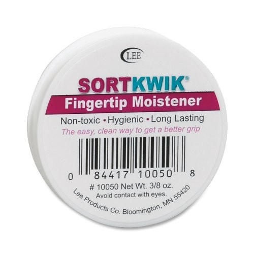 Fingertip Moisteners, 3/8 oz, Pink, Pack of 3 for Enhanced Grip and Control