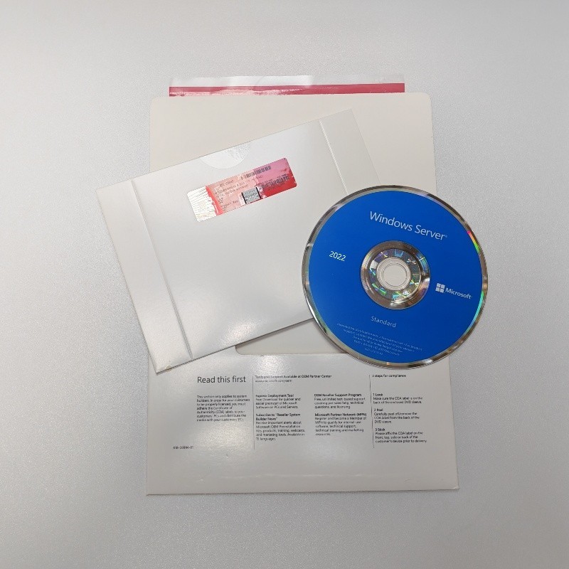 Microsoft Windows server 2022 Standard 48 Core License 50 CAL Key With DVD & COA