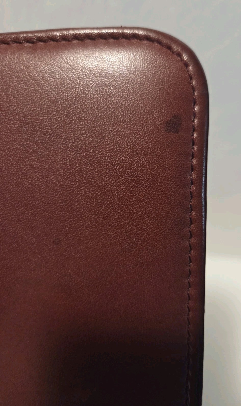 Scully Unisex Brown Leather Zip Organizer Cover 9.5″ x 6.5″