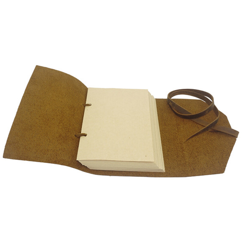 Handmade Crazy Horse Leather Cover Vintage NoteBook Diary Journal Travel Notepad