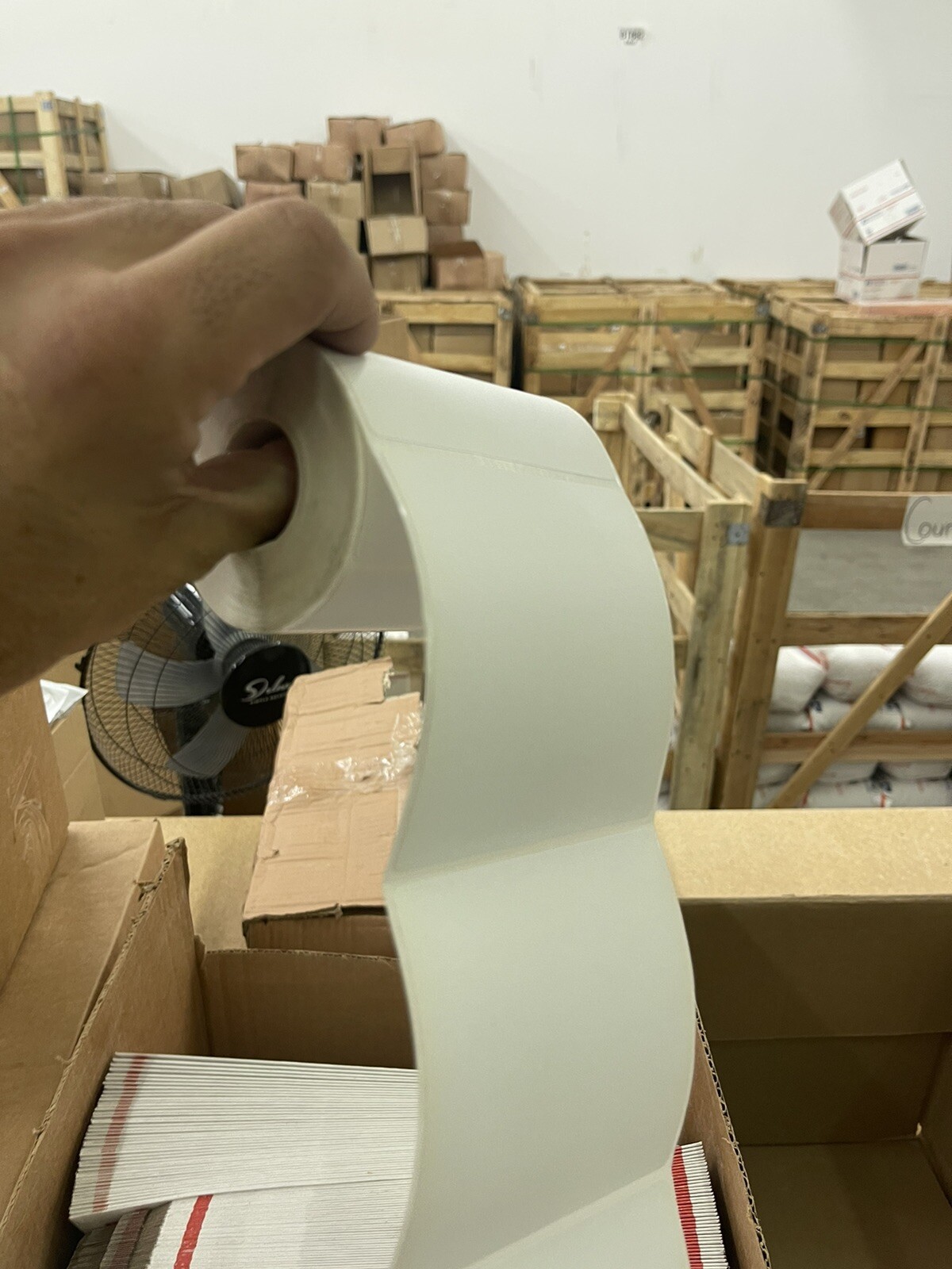 4 Rolls Of 3×3 thermal labels X 250 Per Roll! 1000 Labels