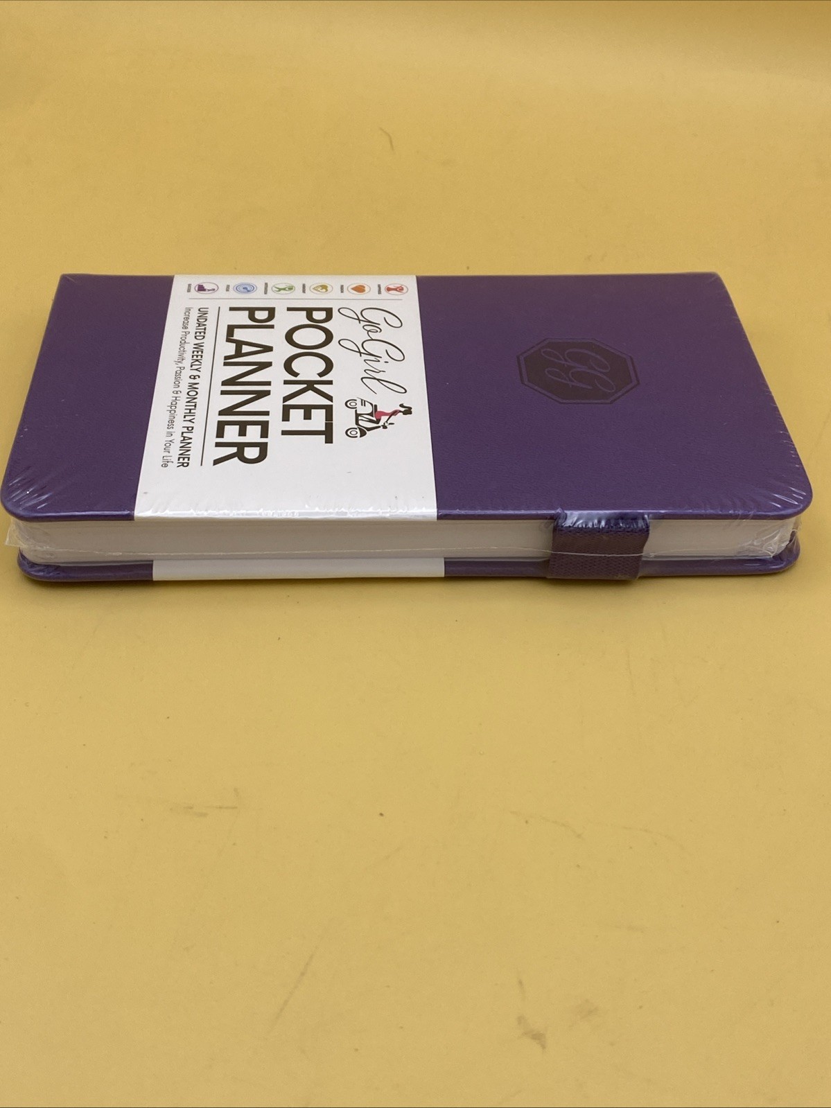 Go Girl Planner Undated Weekly Monthly Planner Purple Compact Pocket Size Goals