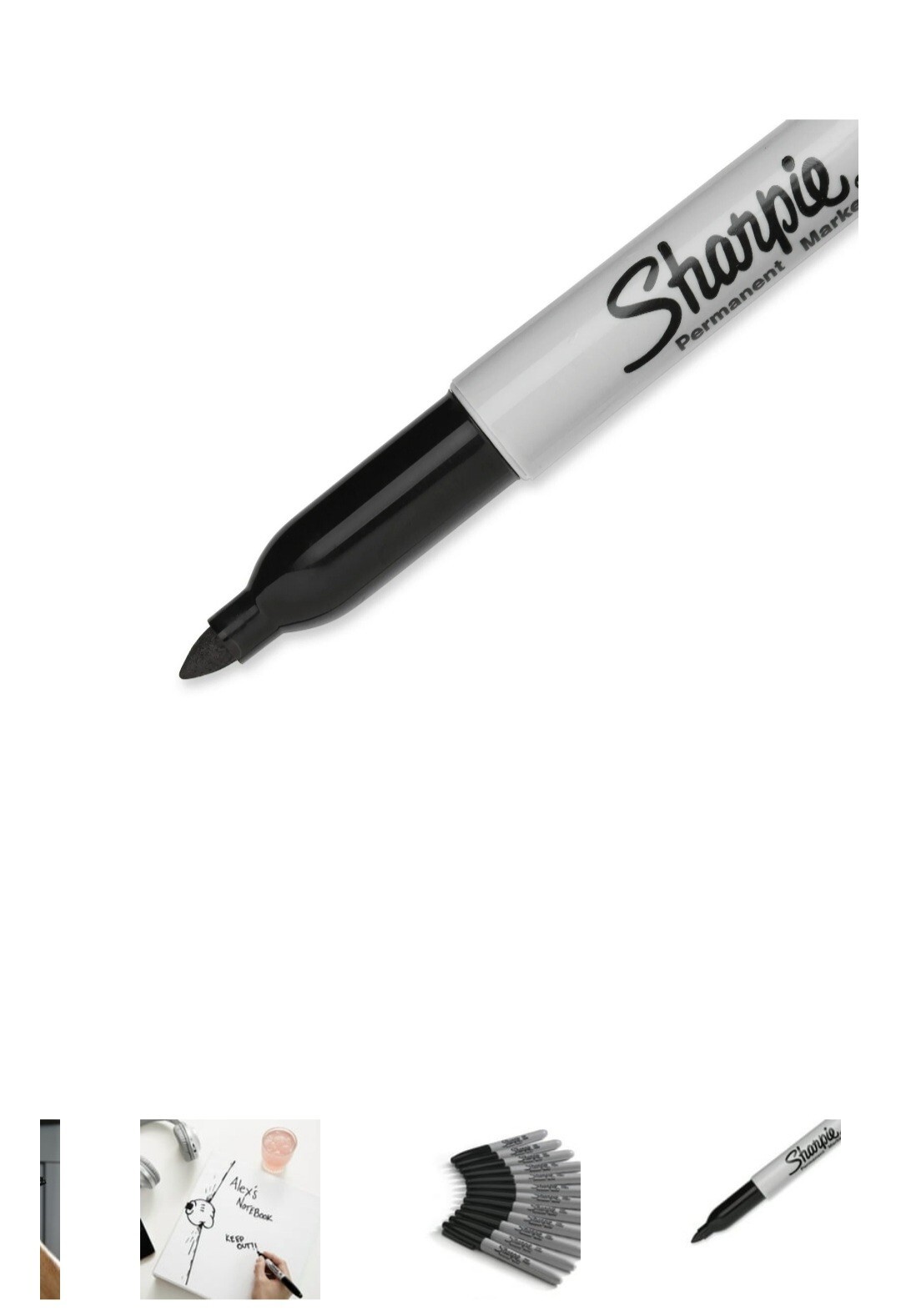 Sharpie 1884739 Permanent Marker Fine Point 36 Pieces – Black
