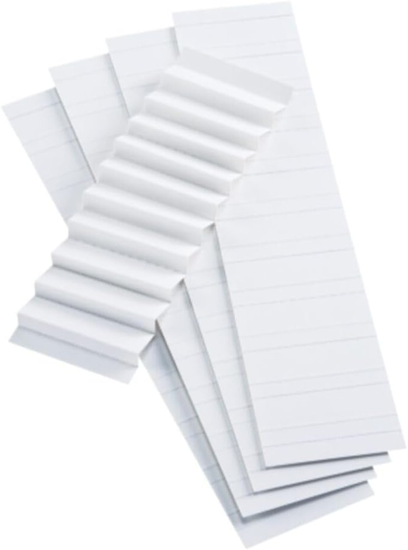 Blank Inserts for 1/5 Cut Hanging File Folders 2 In White 100/Pack ()