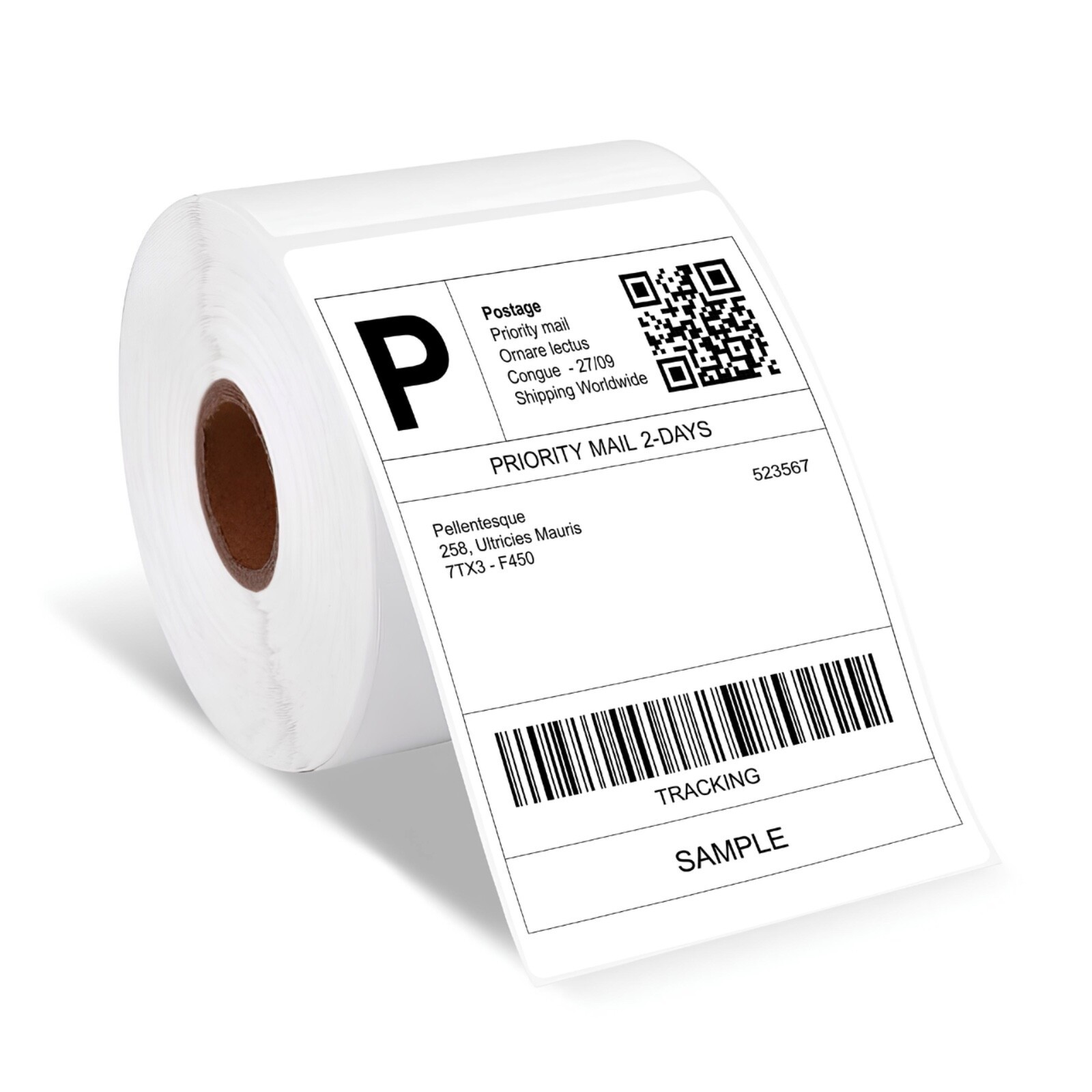 450/Roll 4″x6″ Direct Thermal Shipping Labels For Zebra ZP450 Eltron LP2844 UPS