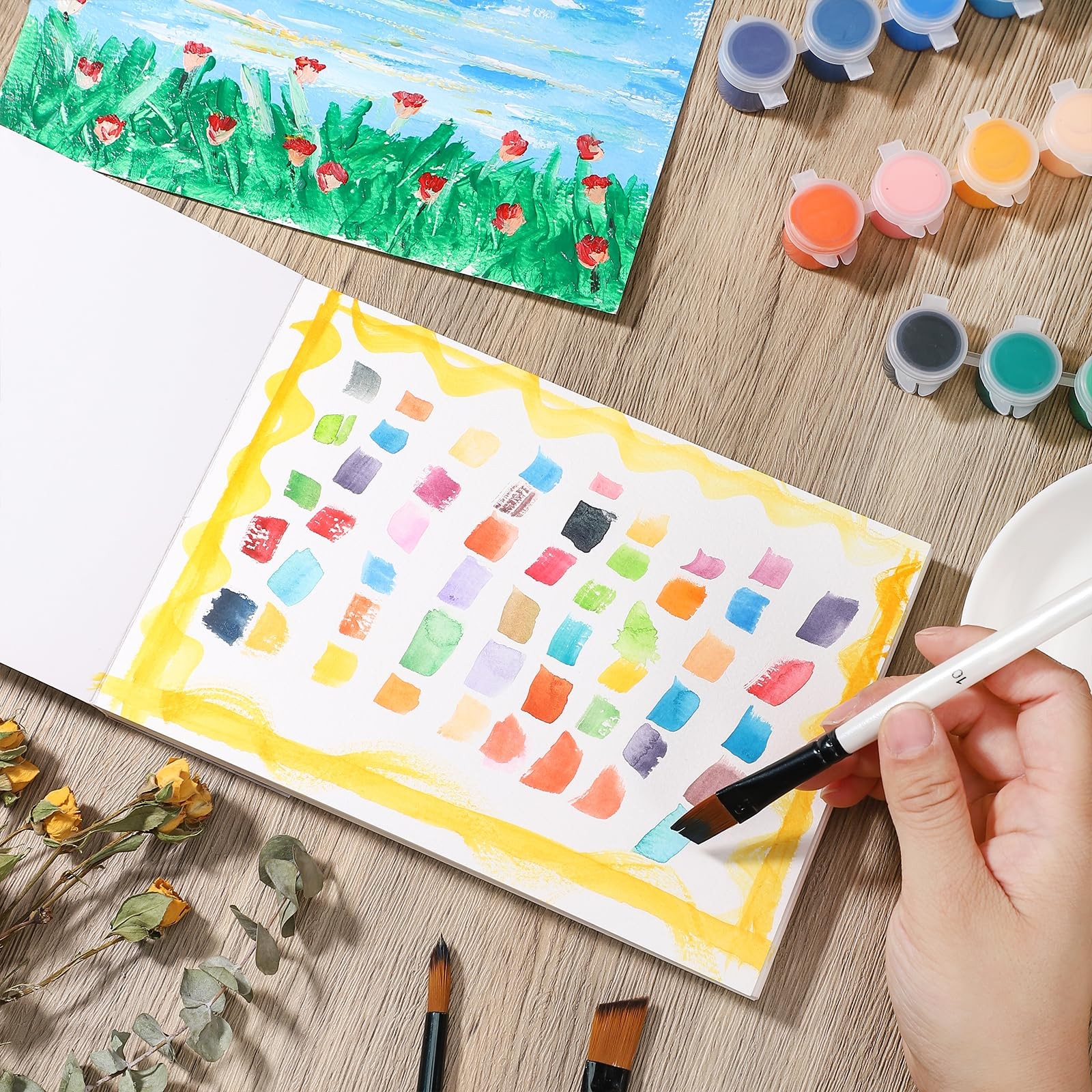30 Sheets Watercolor Paper Pad, A5 (8.3 x 5.8) x 5.8″),