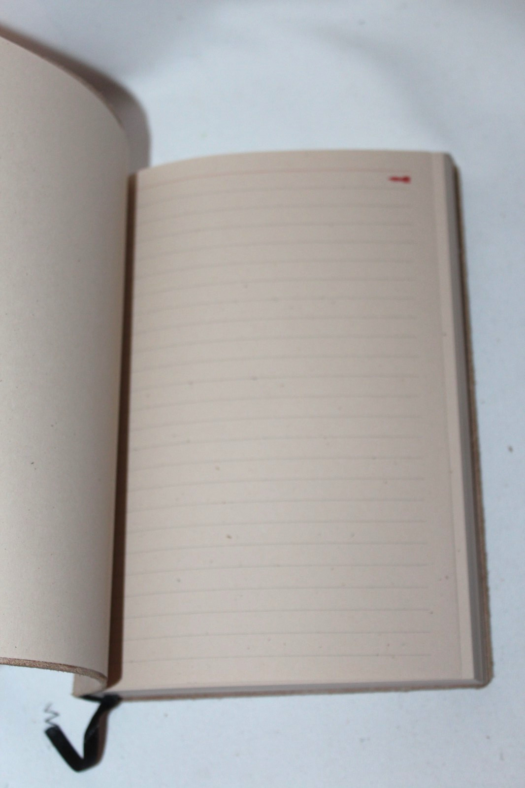 6 x 8 Journal Quill Natural Leather Suede Made in Italy Barnes Noble NEW