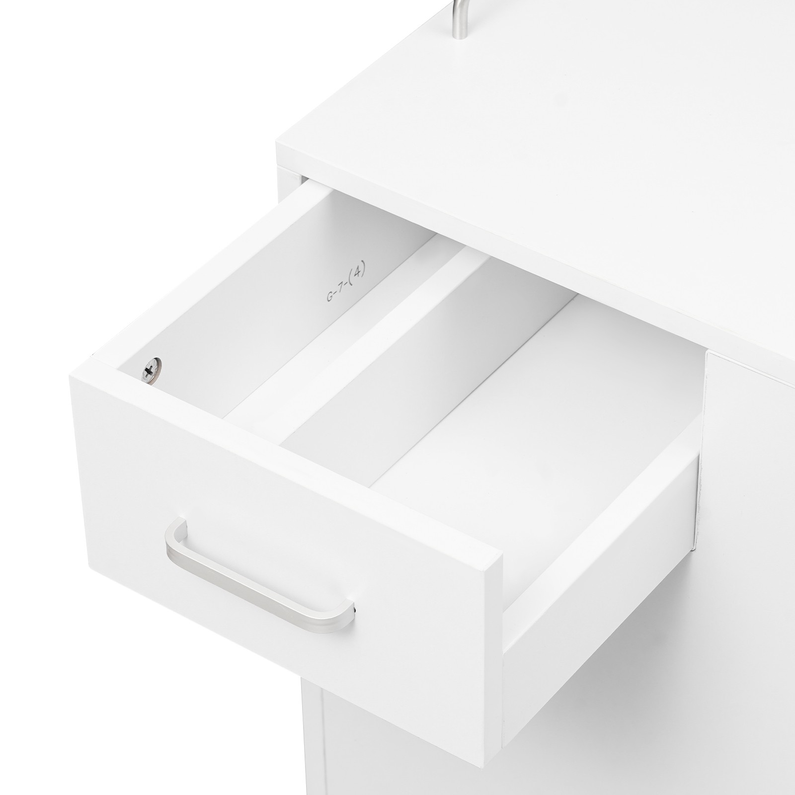Nail Desk, Manicure Table, Foldable Manicure Table White