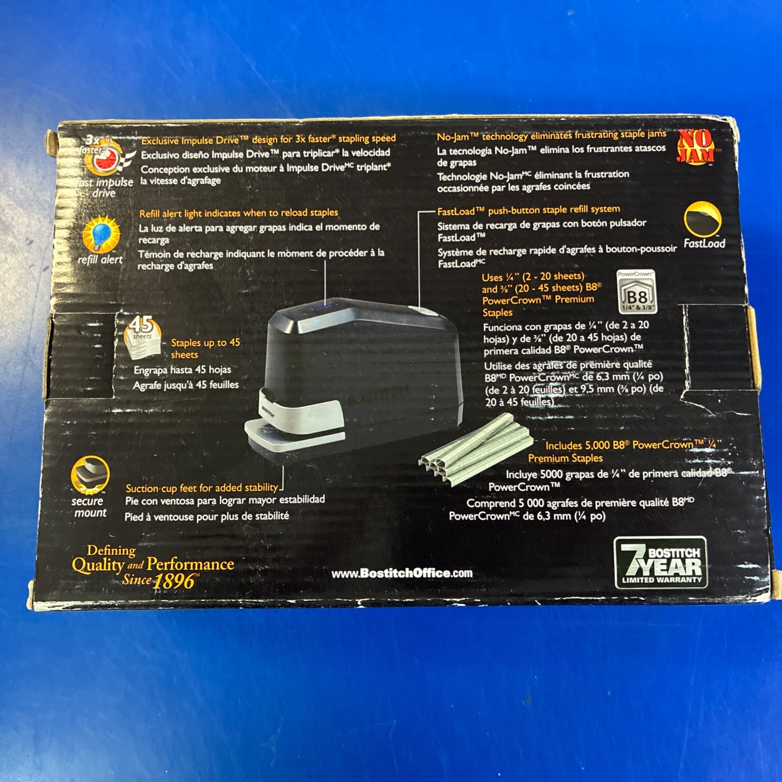 Stanley Bostitch Professional B8 Impulse 45 Electric Stapler B8E-VALUE NEW