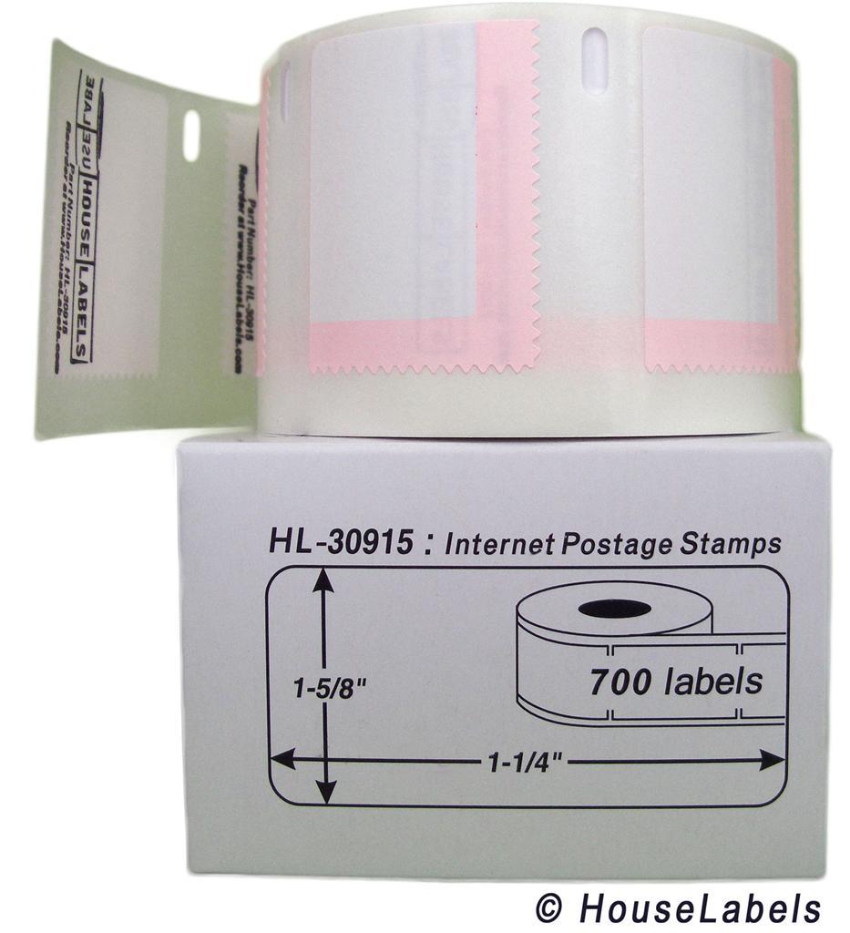 DYMO 30915 Internet Postage Thermal Labels – NO REFUNDS – (1) Roll of 700