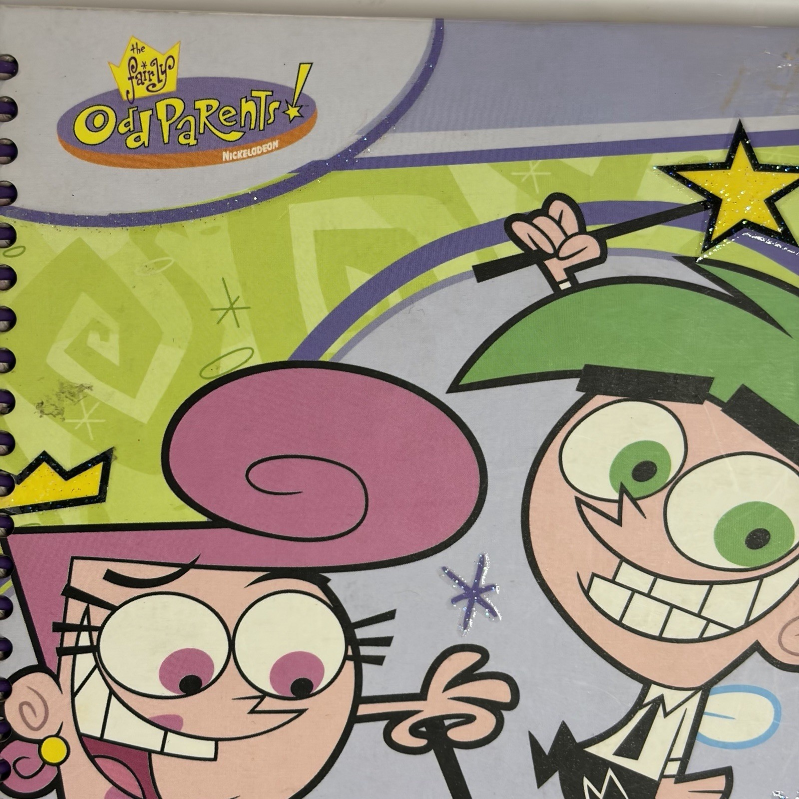 Fairly Odd Parents Nickelodeon Viacom 2004 Spiral Address Book Hardcover NEW