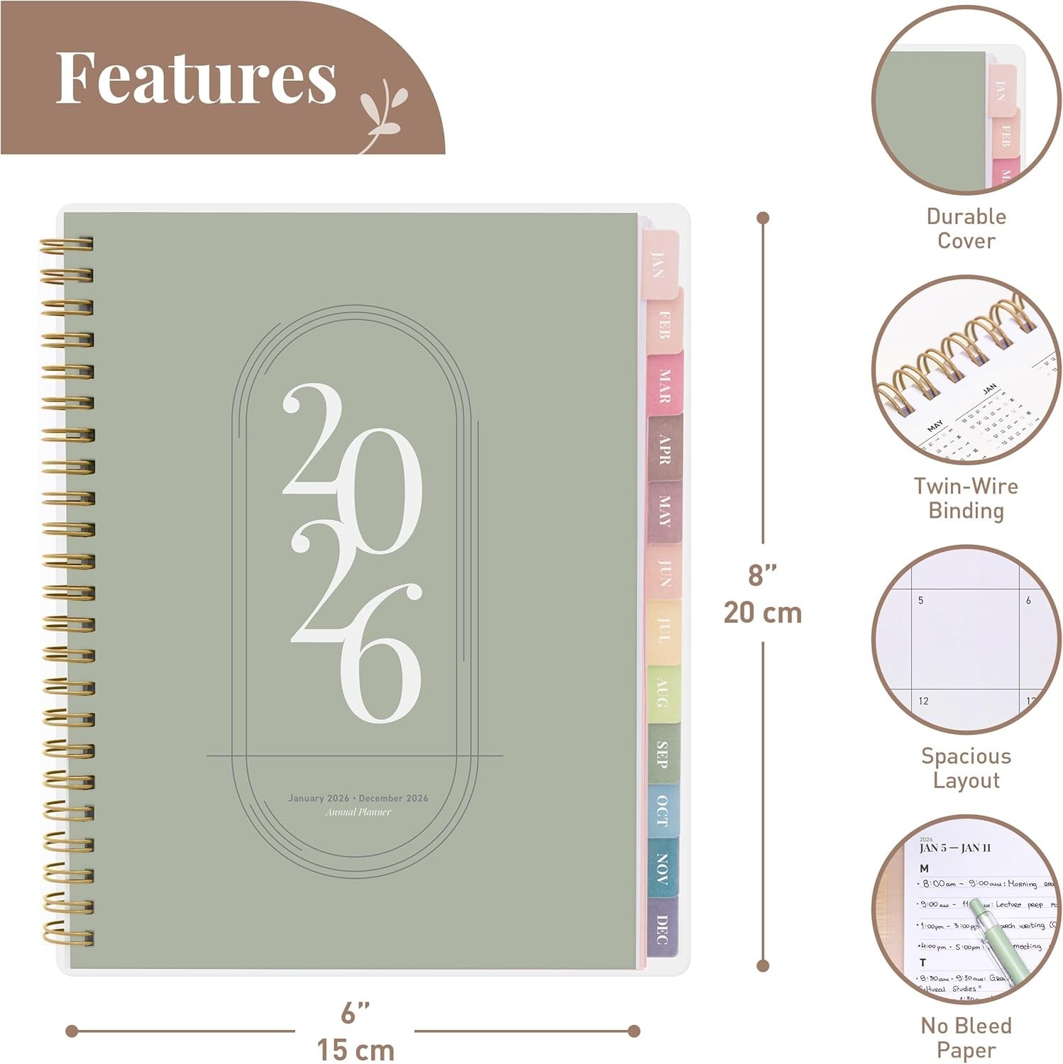 Rileys 2026 Planner, Agenda Planner With Weekly And Monthly View, Daily Agend…