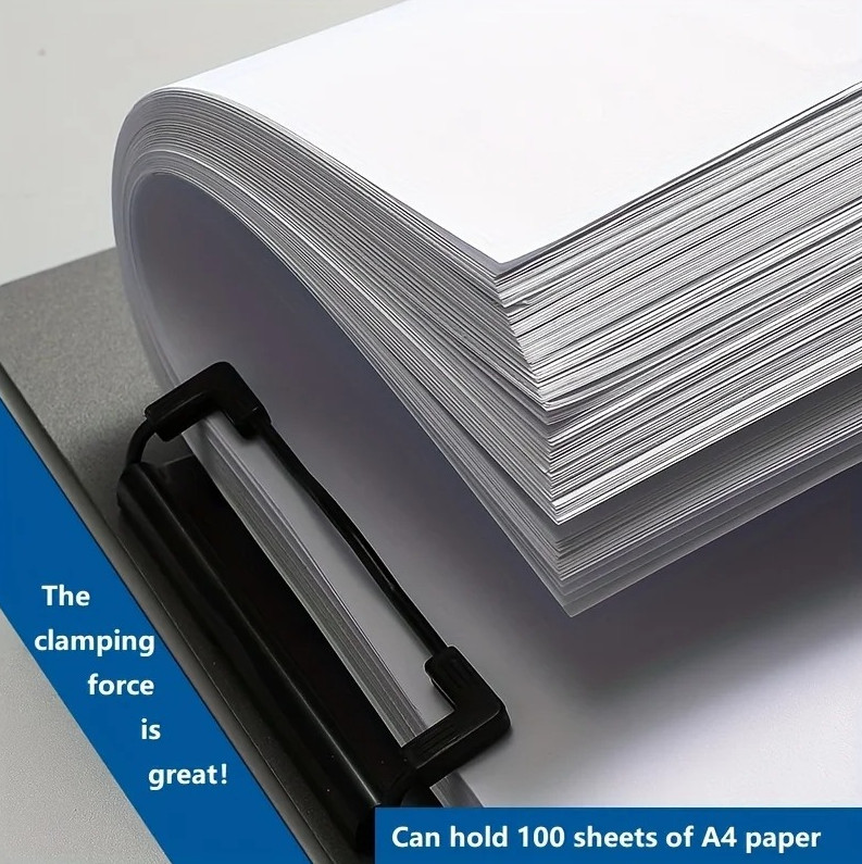 A4 Document Organizer Clipboard with Cover for School & Business Use