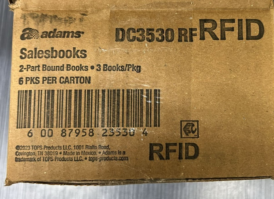 900 Sets Total x Carbonless 2-Part Form General Purpose (18 Salesbooks 50 EA)