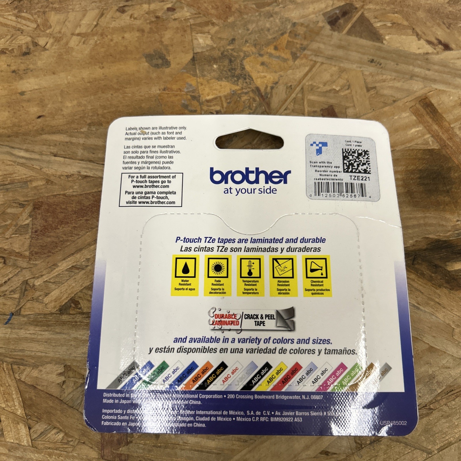 Lot Of 10 Genuine Brother TZe221 TZE221 TZ221 P-Touch Label Tape PTouch