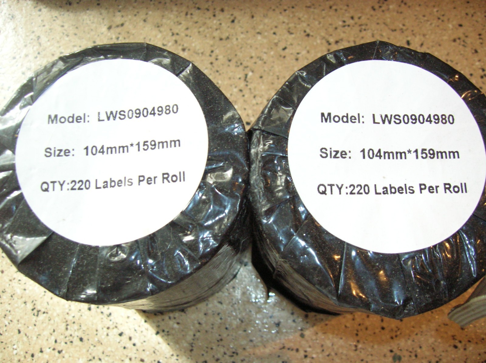 3 ROLLS DYMO LABELWRITER 1744907 S0904980 COMPATIBLE LABEL ROLLS 4XL 104*159mm