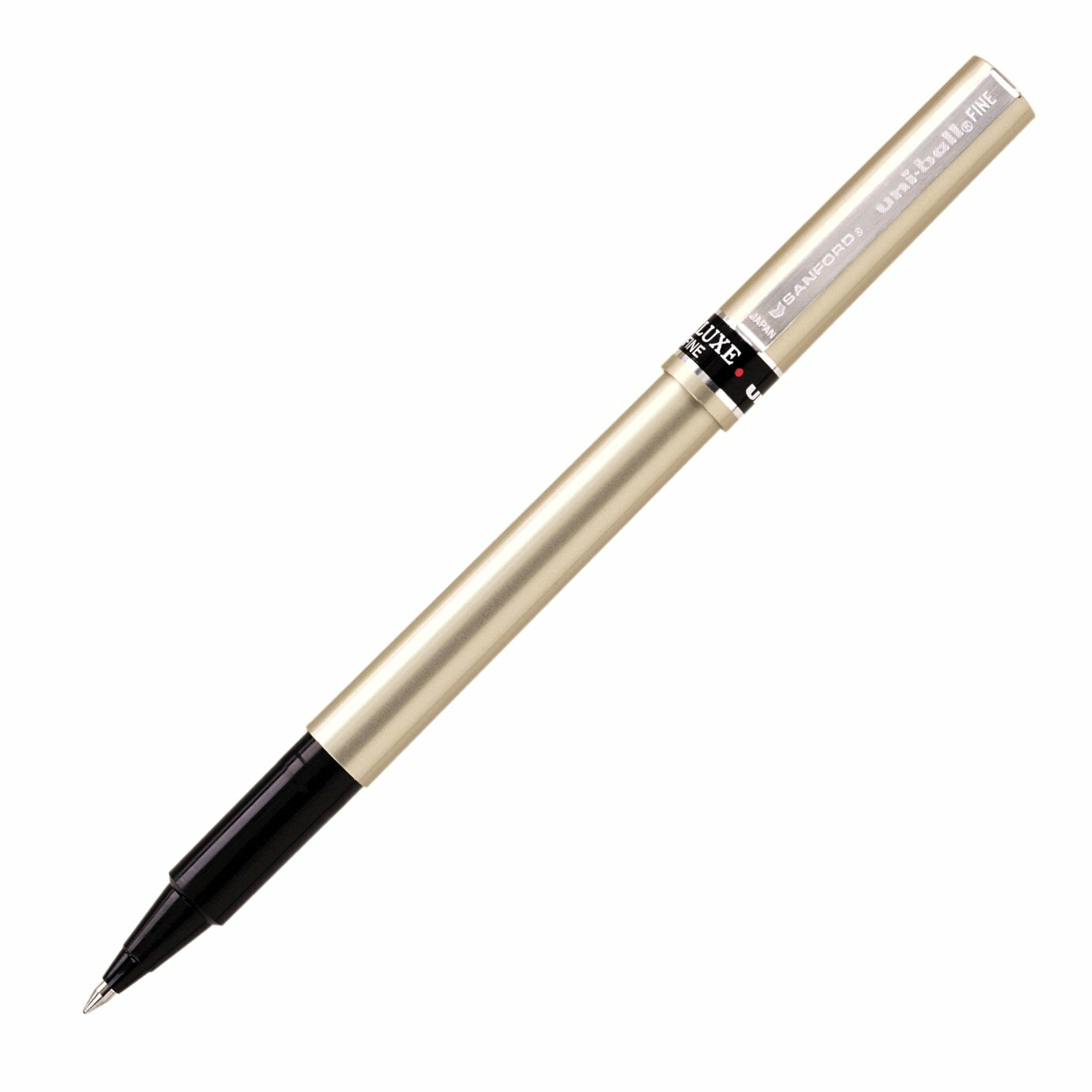 60052 uni-ball Deluxe Roller Ball Pen, Fine Point, Black Ink, Pack of 1