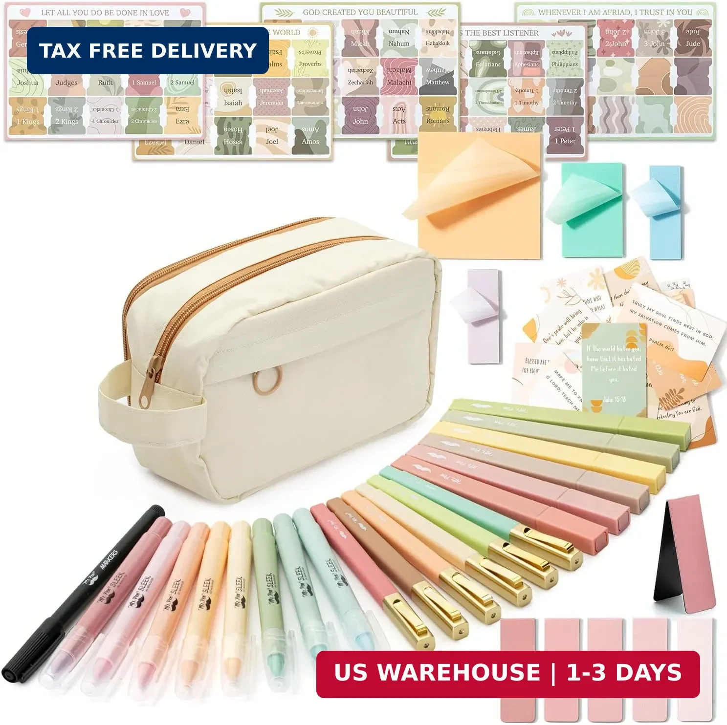 Mr. Pen- Bible Journaling Kit for Women, Bible Highlighters and Pens No Bleed, P