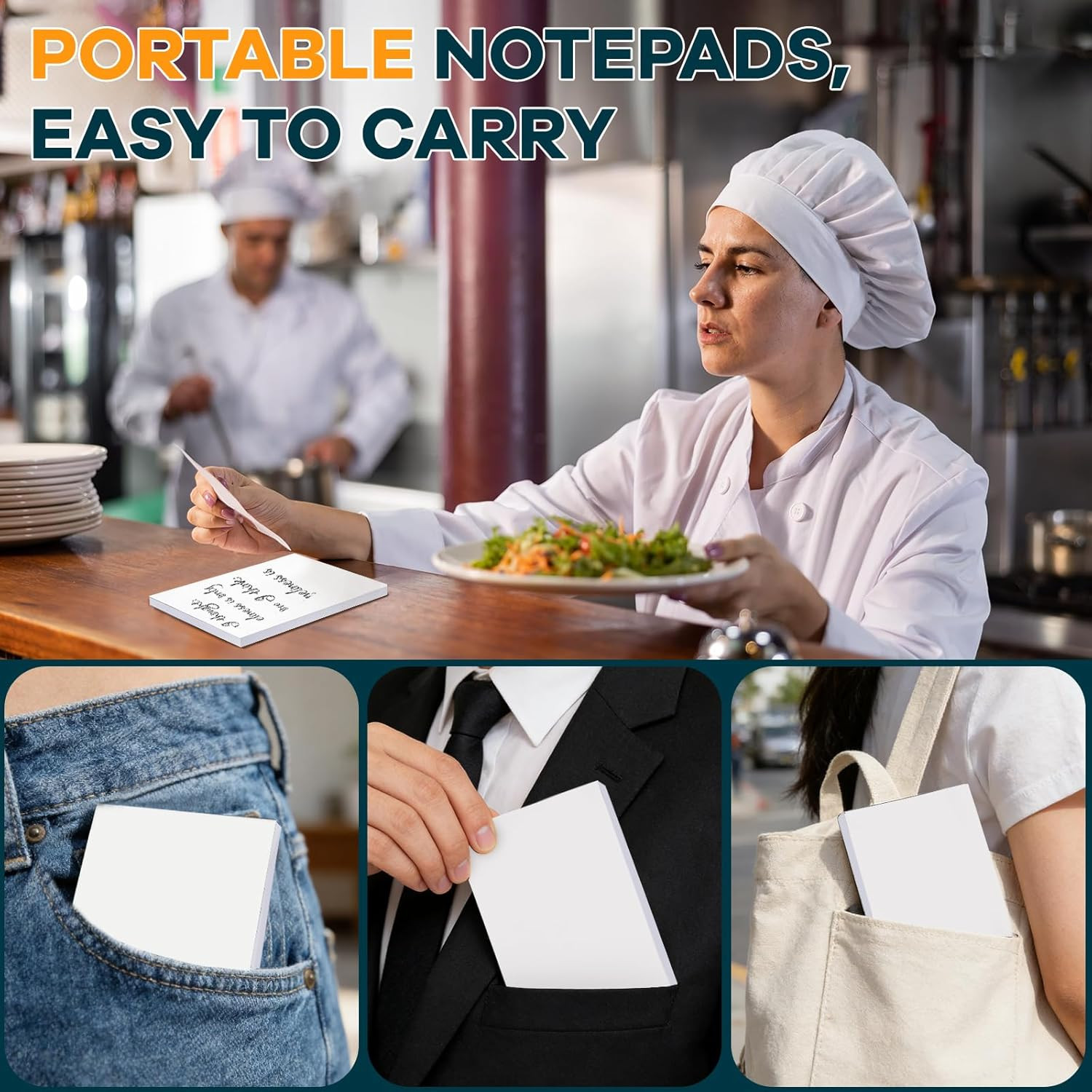 Beieverluck 40 Pack Note Pads 4X6, Small Notepads Memo Pads, 50 Sheets per Note