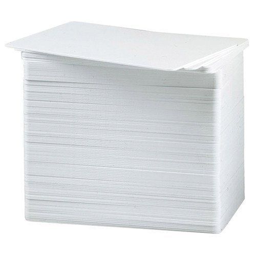 30 Blank White PVC Cards – CR80, 30 Mil, Credit Card Size